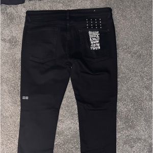 Ksubi Van Winkle Ace Black Slice JEANS size 36